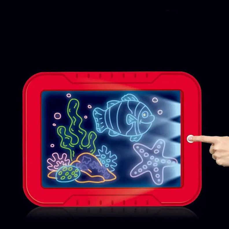 Pizarra Magica Dibujo Neon Magic Pad Niño Diversion Rondon-3
