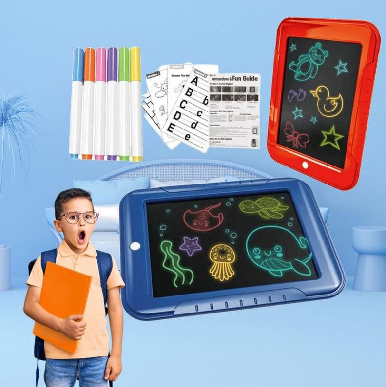 Pizarra Magica Dibujo Neon Magic Pad Niño Diversion Rondon-6