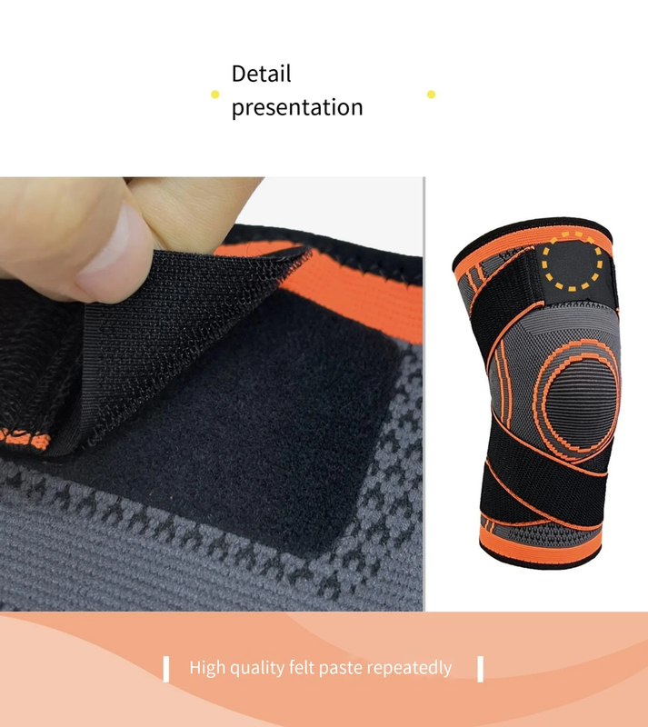 Rodillera Compresion Bandas Elasticas Deporte Ejercicio Lau-1