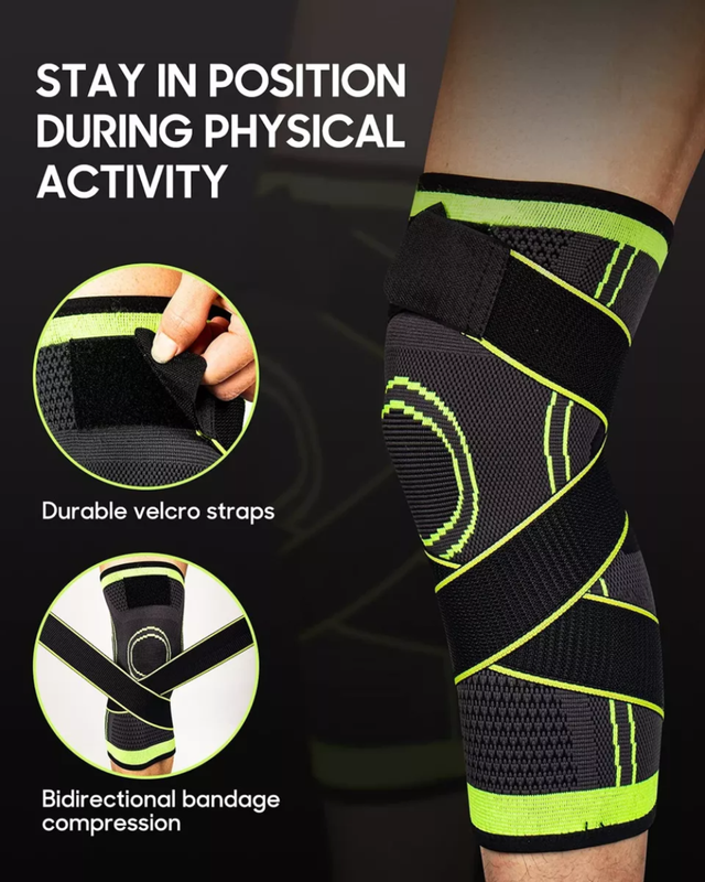 Rodillera Compresion Bandas Elasticas Deporte Ejercicio Lau-6