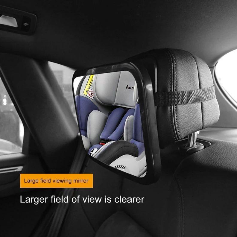 Espejo Retrovisor Bebé Coche Rotación 360 Ajustable Rondon-5