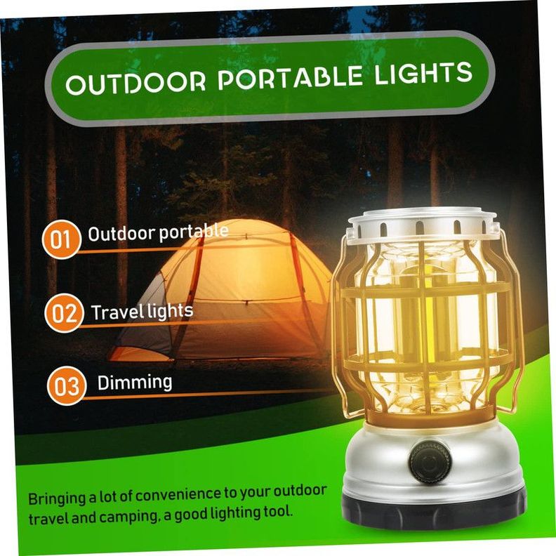 Linterna Camping Luces Supervivencia Exterior Led Rondon-2