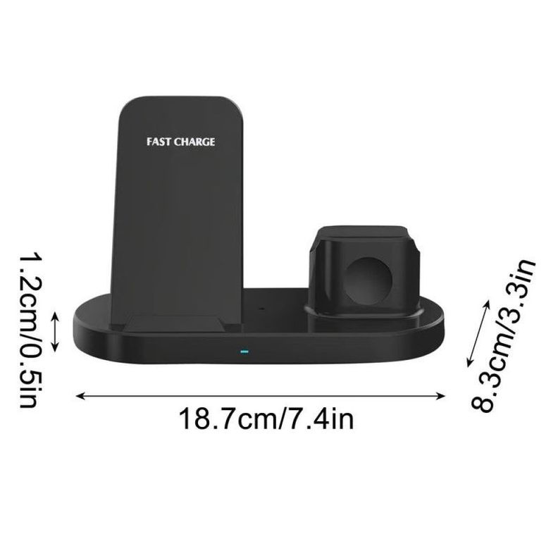 Cargador Portatil Inalambrico 3 en 1 Movil Telefono  Lau-5