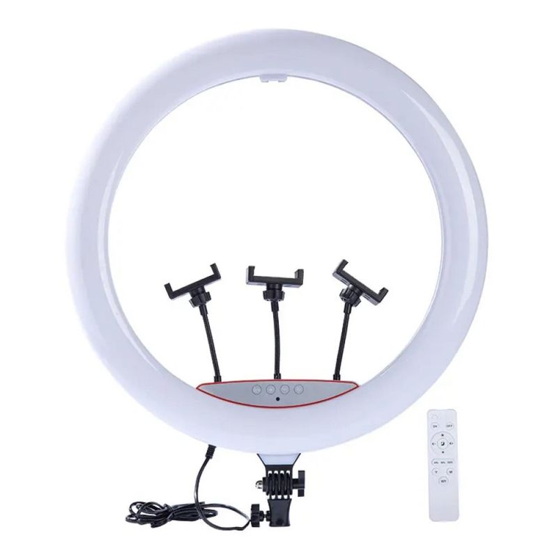 Aro Luz Rgb Profesional Multicolor Soportes Teléfono Rondon-0