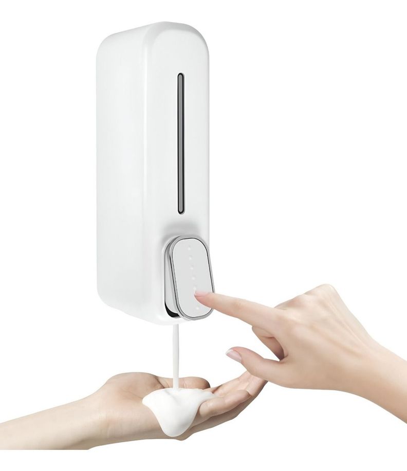 Dispensador Jabón Manos Montado Pared ABS Baño Cocina Jhn-0