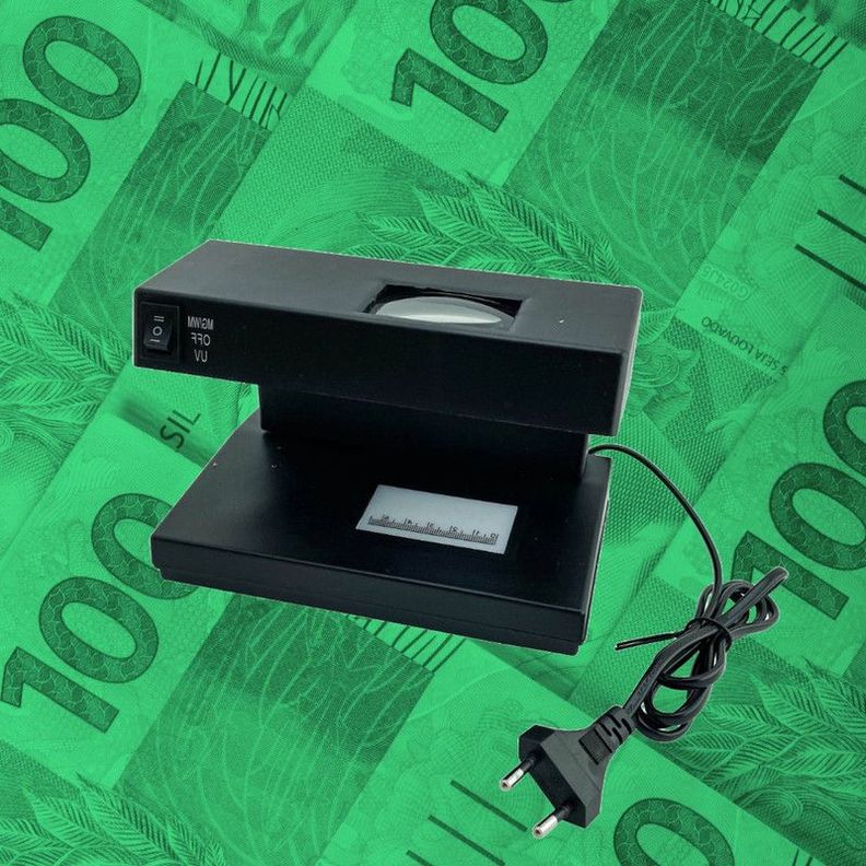Detector Probador De Billetes Falsos Luz Ultravioleta Uv Lau-1