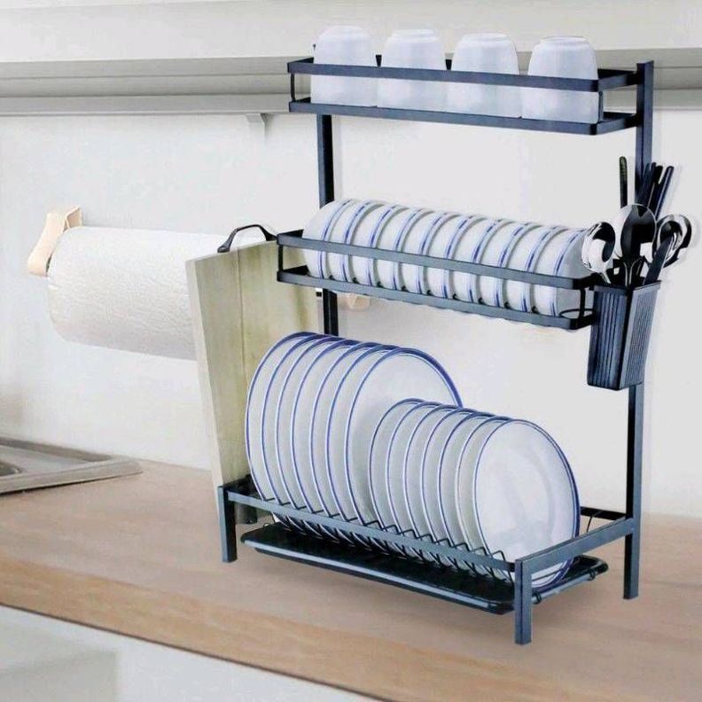 Escurridor Platos Sistema Almacenamiento Cocina Secar Rondon-6