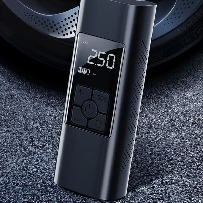 Compresor Portátil 12v Neumaticos Powerbank Linterna Lau-4