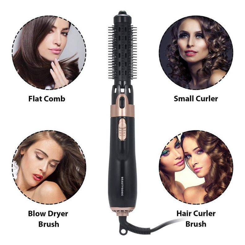 Cepillo Secador Pelo Multifuncion 4 En 1 Ajuste Belleza Jer-2