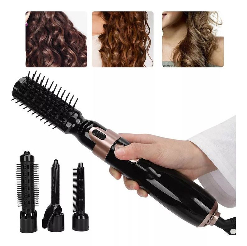 Cepillo Secador Pelo Multifuncion 4 En 1 Ajuste Belleza Jer-7