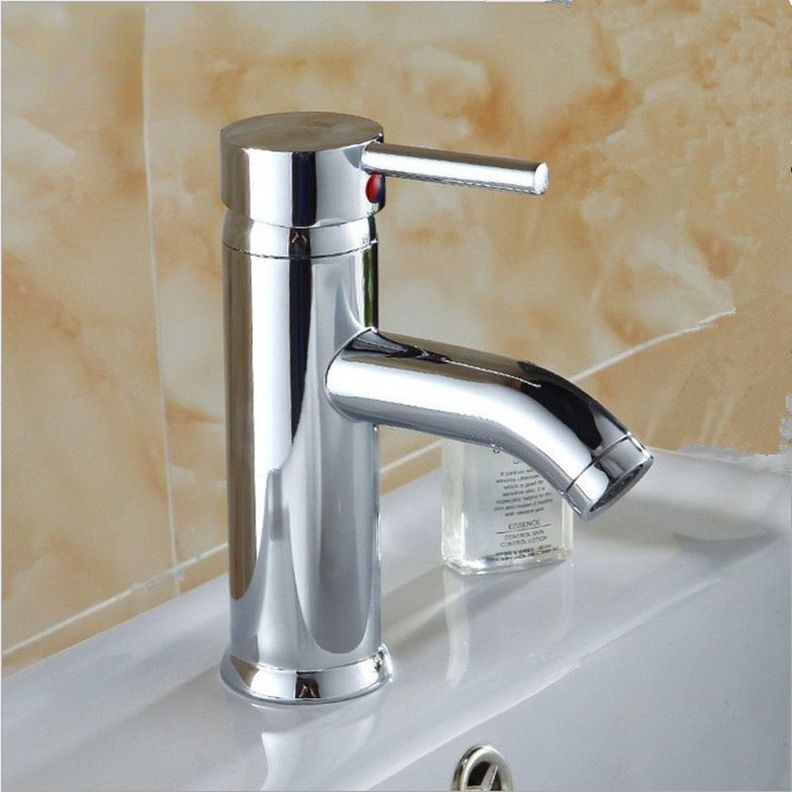 Grifo Baño Un Orificio Mango Unico Ahorro Agua Rondon-6