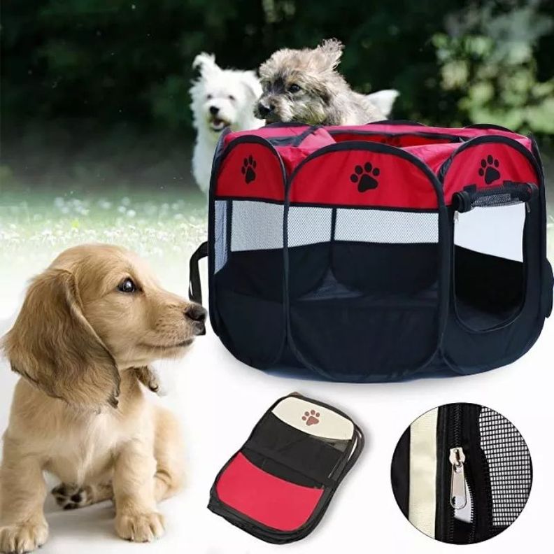 Casa Perros Diversion Plegable Cachorros Cerca Rondon-4
