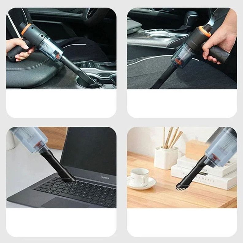 Aspiradora Mano Portatil Inalambrica Potente Auto Hogar Lau-8