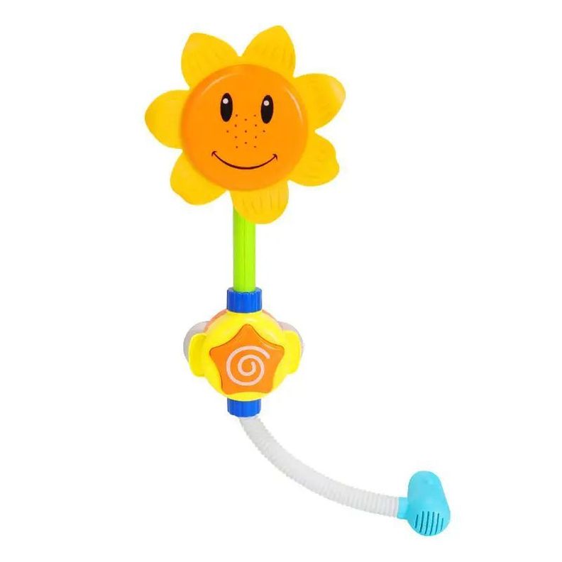 Juguete Regadera Bebe Girasol Rociado Agua Baño Ducha Rondon-0