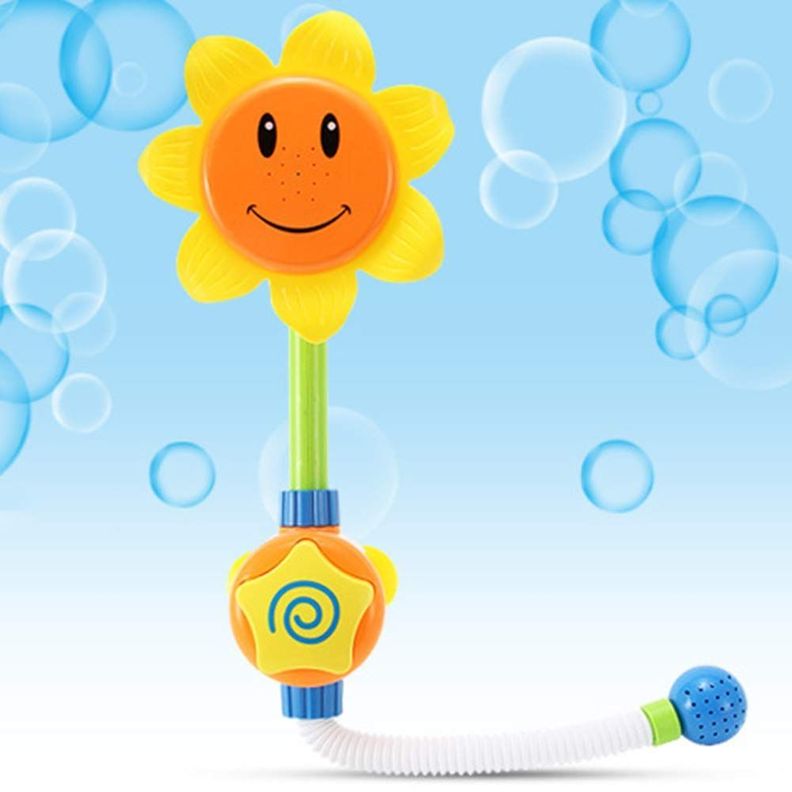 Juguete Regadera Bebe Girasol Rociado Agua Baño Ducha Rondon-1