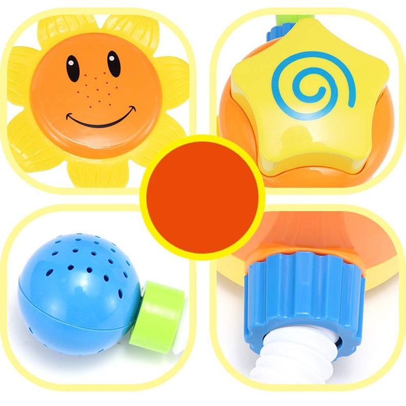 Juguete Regadera Bebe Girasol Rociado Agua Baño Ducha Rondon-5