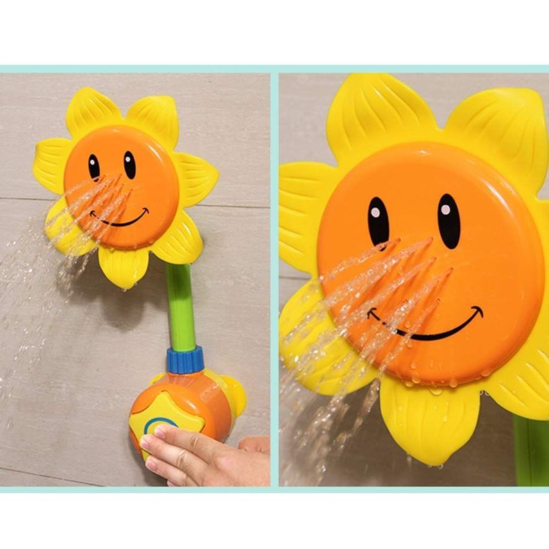 Juguete Regadera Bebe Girasol Rociado Agua Baño Ducha Rondon-6