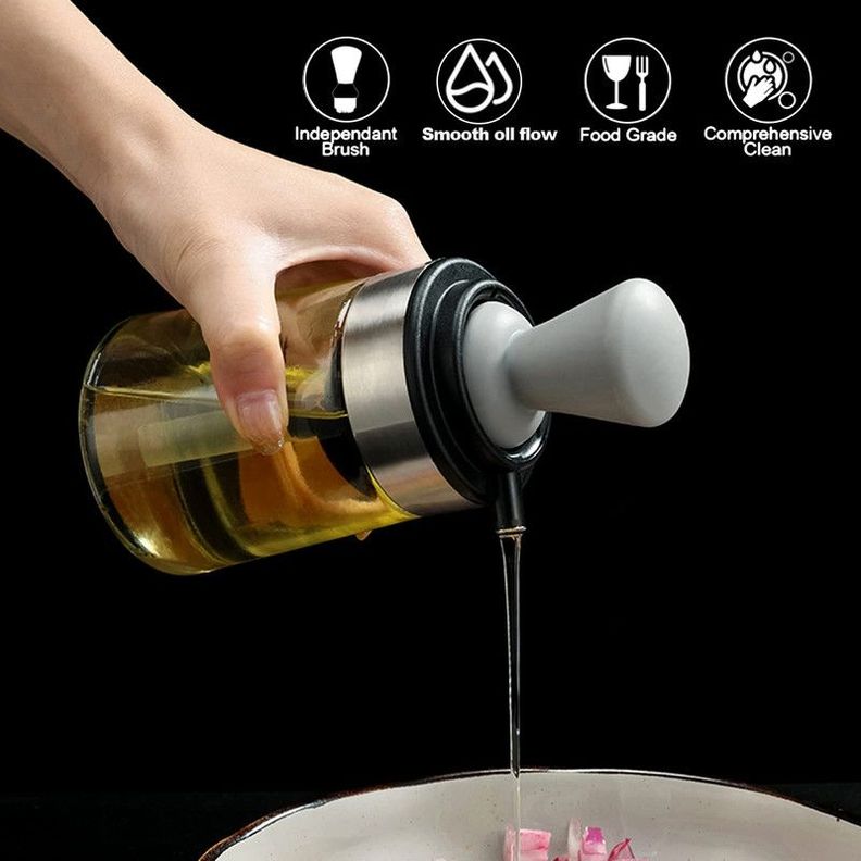 Botella Aceitera Cepillo Aceite Cocina Dispensador Rondon-8