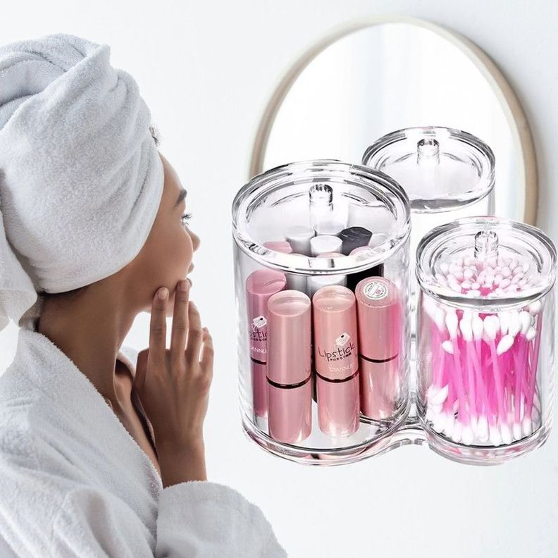 Organizador Maquillaje Cotonetes Multifuncional Rondon-6