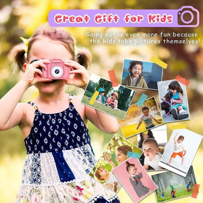 Camara Grabadora Portatil Niños Fotos HD Selfies Lau-4