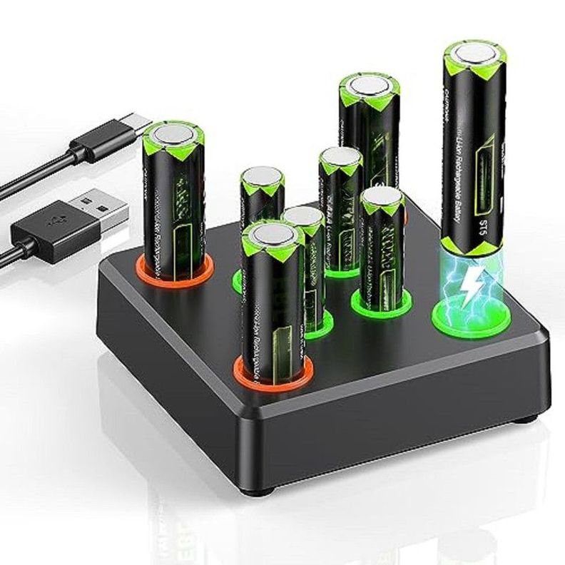 Set 2 = 4 Pilas AAA Recargable 2800mAh Lau -1