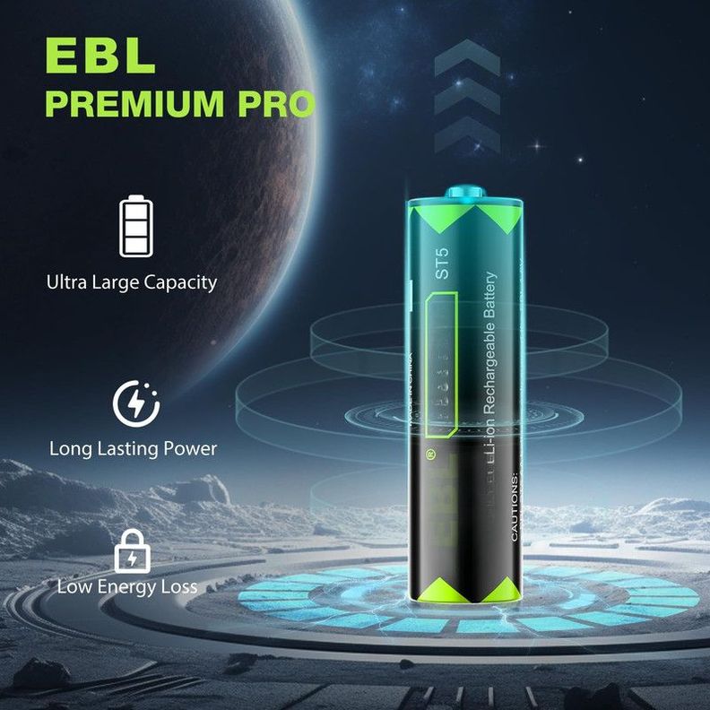 Set 2 = 4 Pilas AAA Recargable 2800mAh Lau -2