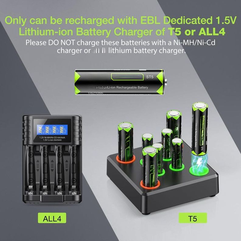 Set 2 = 4 Pilas AAA Recargable 2800mAh Lau -4