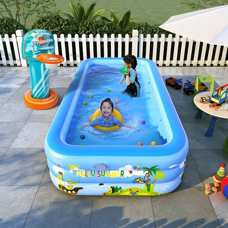 Piscinas Inflables Bomba Niños Adultos Exterior Suelo Rondon-5