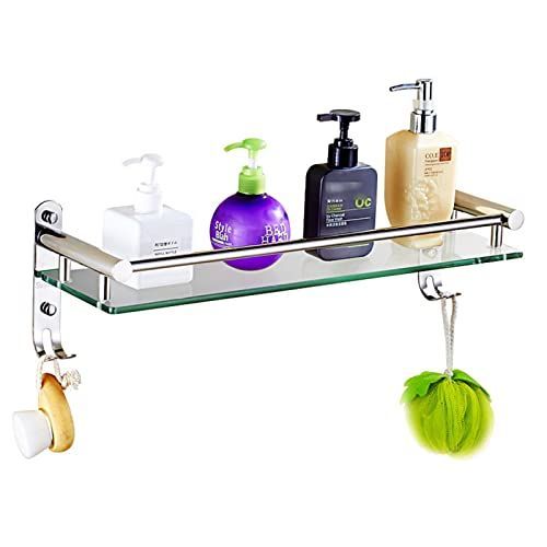 Estante Baño Repisa Estante Vidrio Templado Pared Rondon-0