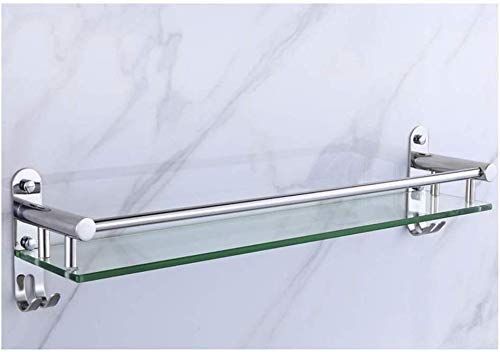 Estante Baño Repisa Estante Vidrio Templado Pared Rondon-1