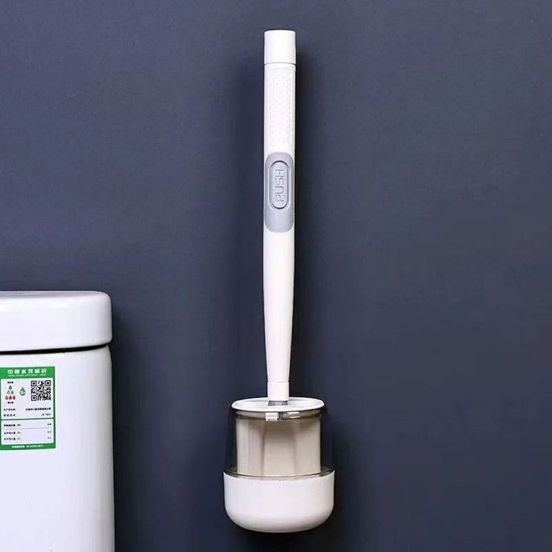 Cepillo Limpiador Baño Wc Sanitaria Dispensador Jabón Rondon-2