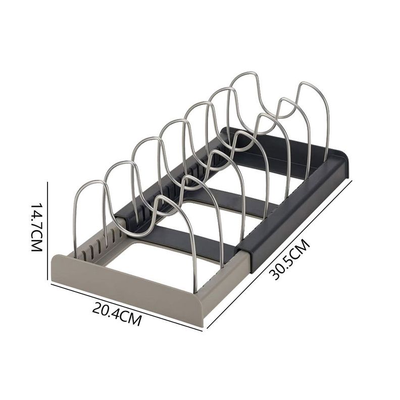 Estante Secar Tapas Organizador Ollas Sartenes Cocina Rondon-5