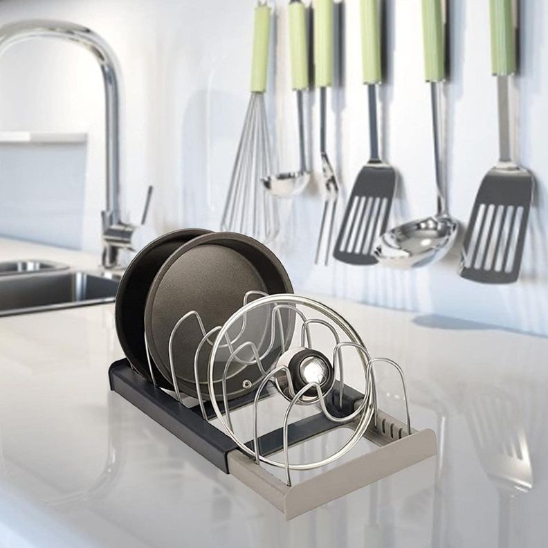 Estante Secar Tapas Organizador Ollas Sartenes Cocina Rondon-7