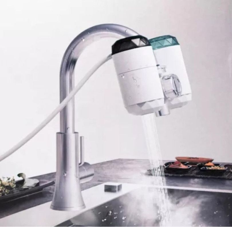 Grifo Calentador Agua Purificador Cocina Baño Caliente Lau-6