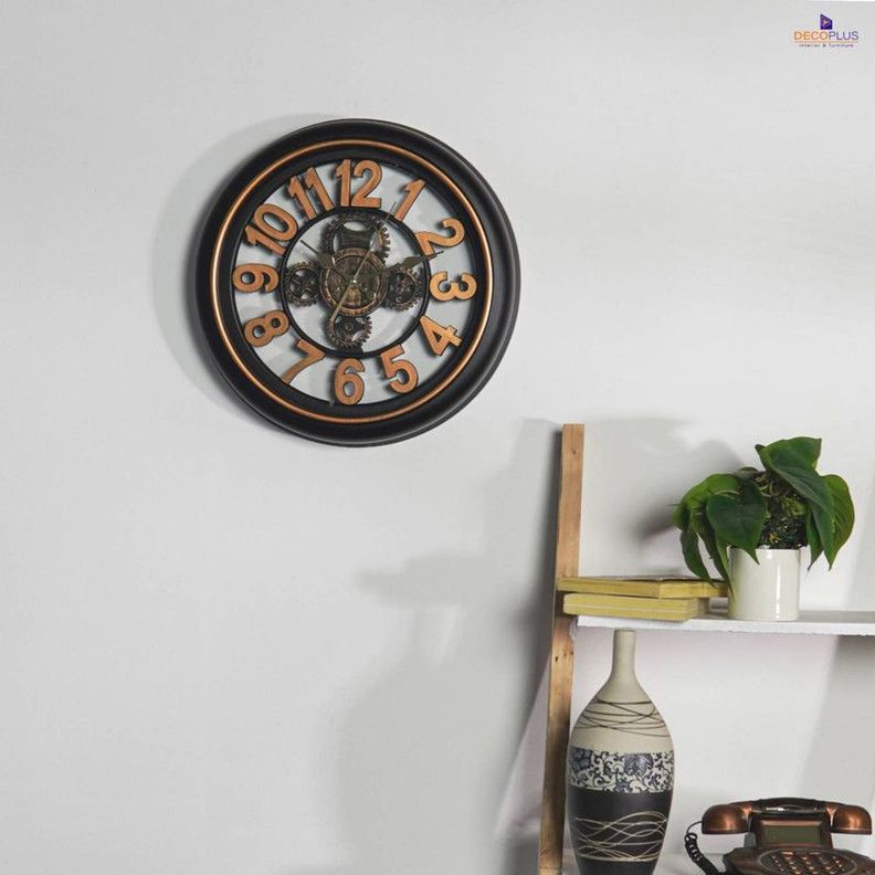 Reloj Pared Balanza Industrial Europeo Silencioso Rondon-1