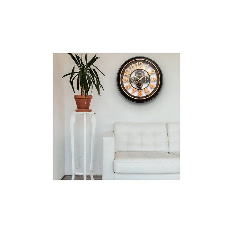 Reloj Pared Balanza Industrial Europeo Silencioso Rondon-2