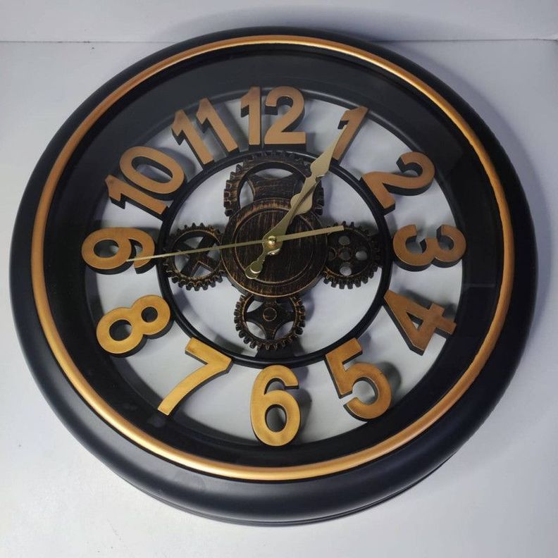 Reloj Pared Balanza Industrial Europeo Silencioso Rondon-3