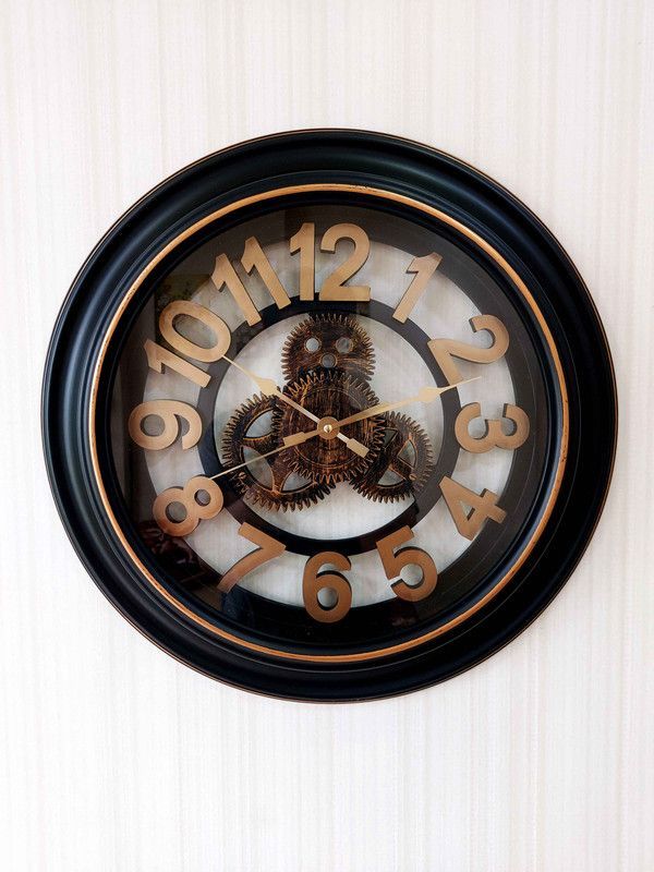 Reloj Pared Balanza Industrial Europeo Silencioso Rondon-6