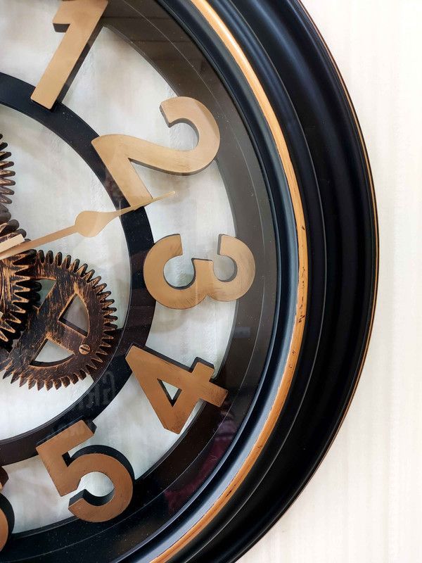 Reloj Pared Balanza Industrial Europeo Silencioso Rondon-8
