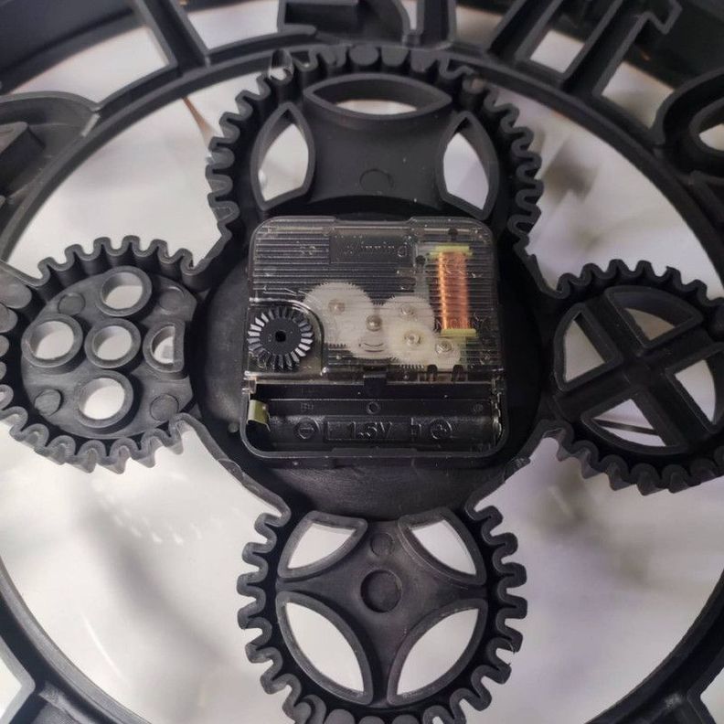 Reloj Pared Balanza Industrial Europeo Silencioso Rondon-9