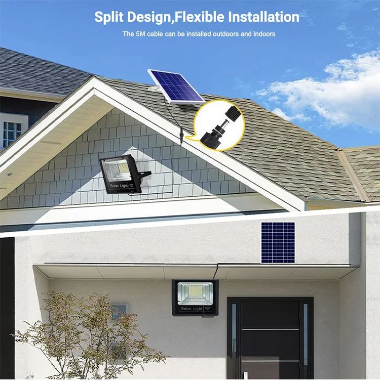 Reflector Luz Inundación Solar Led Impermeable Rondon-5