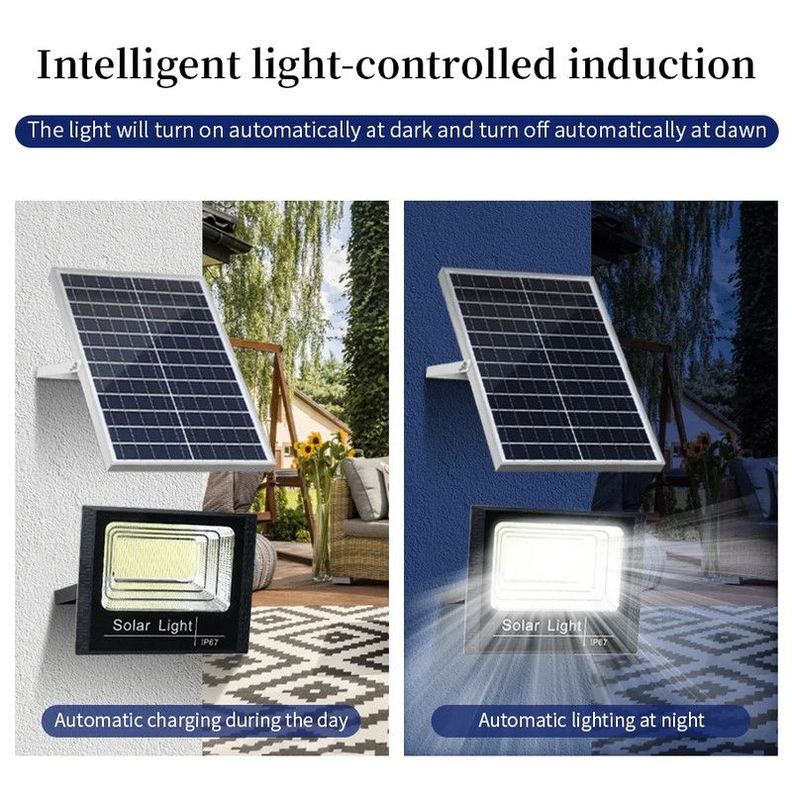 Reflector Luz Inundación Solar Led Impermeable Rondon-6