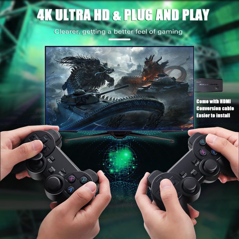 Consola Videojuego Retro Controles Inalambricos Lau-2