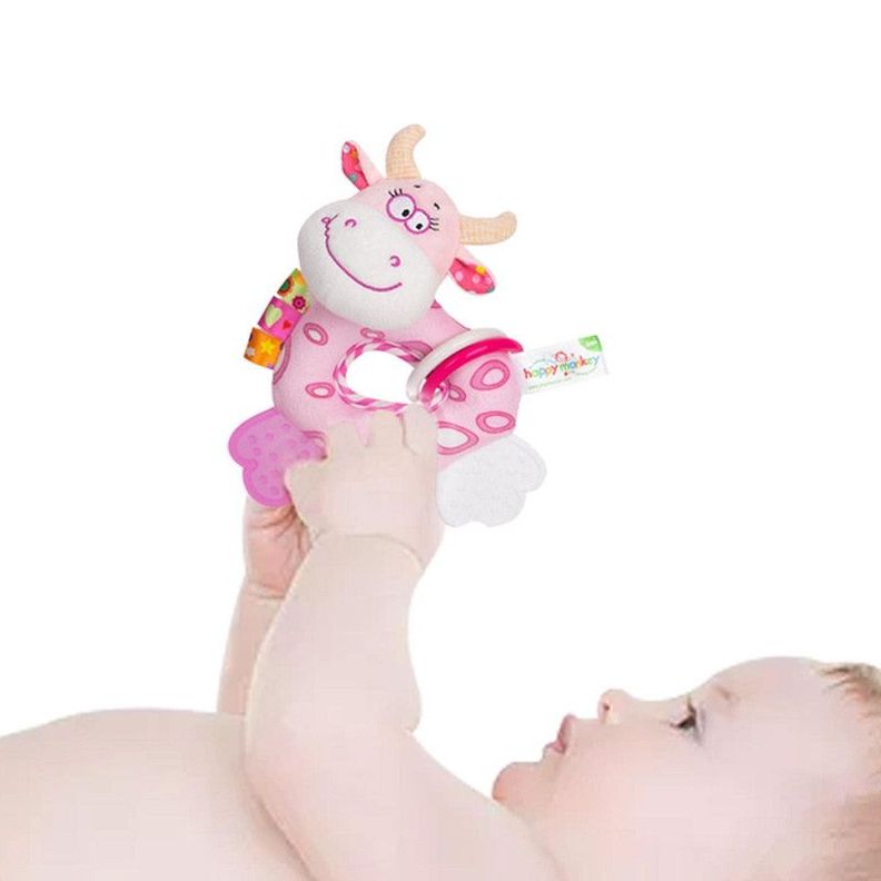 Sonajero Suave Bebés Recién Nacidos Peluche Sonaja Rondon-1