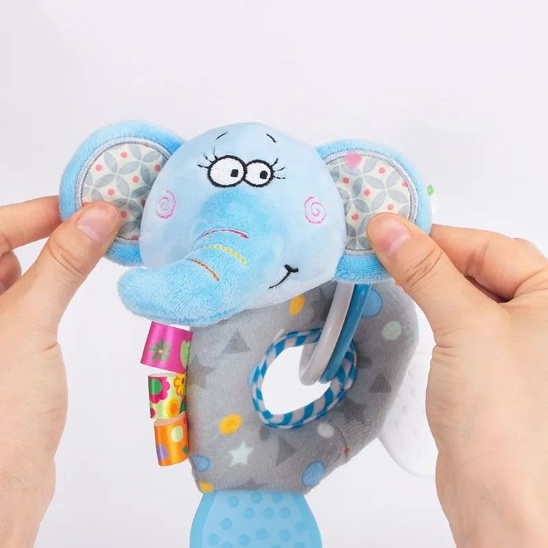 Sonajero Suave Bebés Recién Nacidos Peluche Sonaja Rondon-8