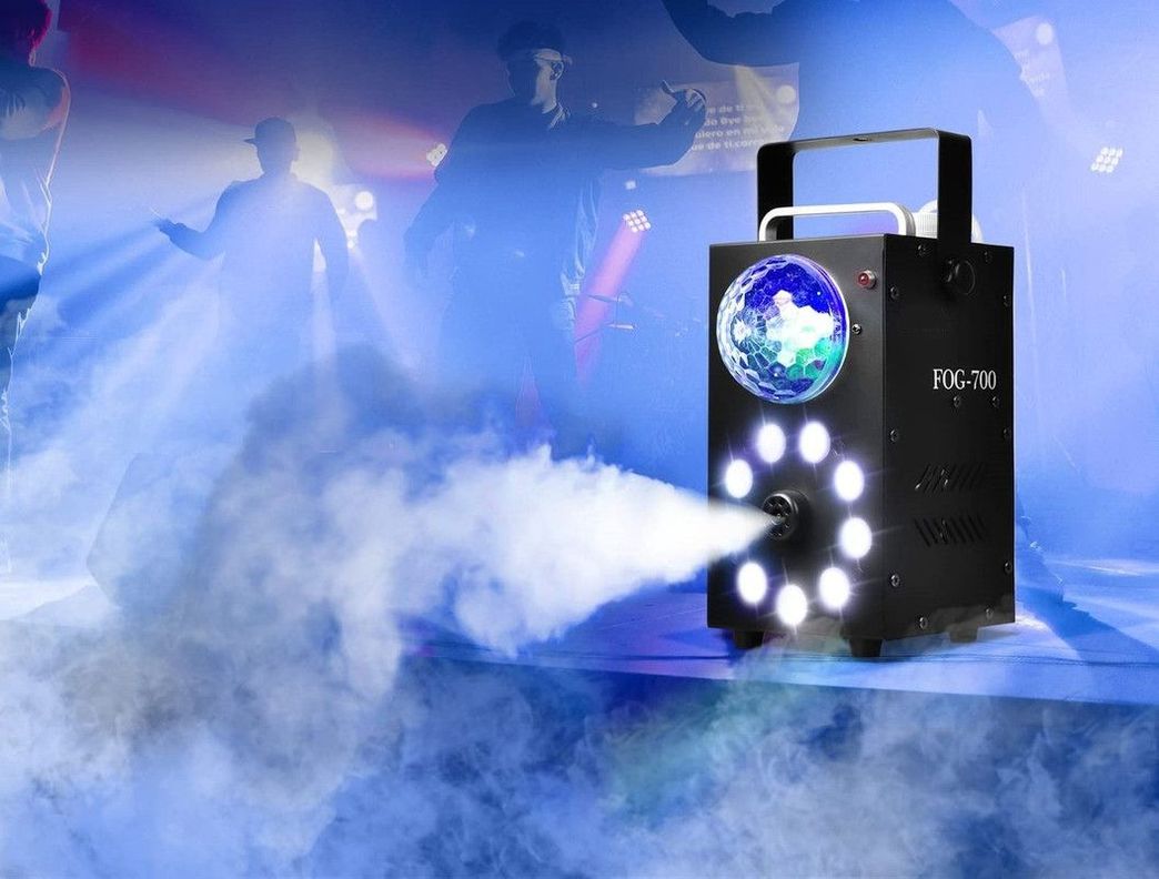 Maquina Humo Niebla Luces LED Escenario DJ Control Lau-3