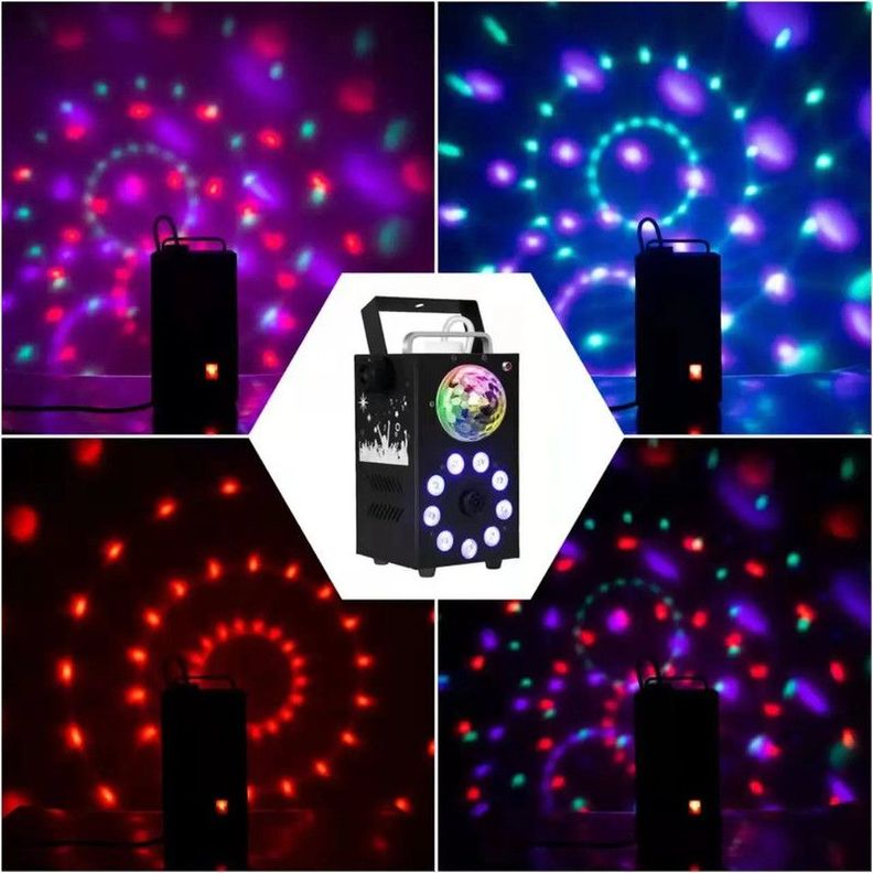Maquina Humo Niebla Luces LED Escenario DJ Control Lau-5