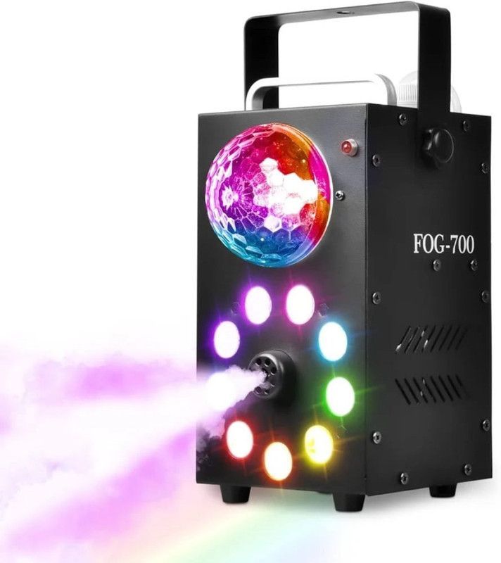 Maquina Humo Niebla Luces LED Escenario DJ Control Lau-8