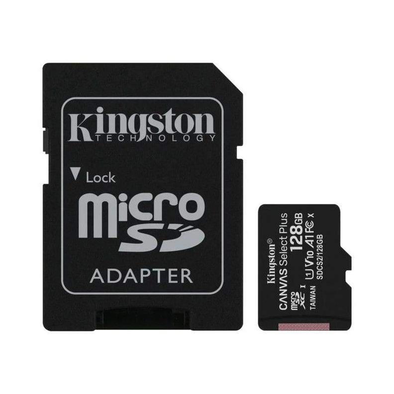 Micro SD 128GB Canvas A1 clase 10 100MB Rondon-0