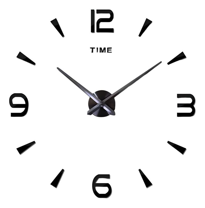 Reloj Pared Grande Moderno 3D Acrílico Decoración Hogar Jhn-0